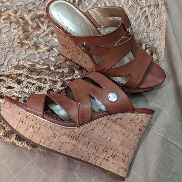 Guess Shoes - Guess Platform Cork Heels